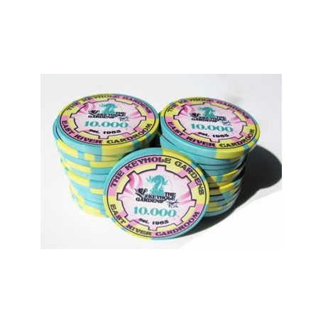 jetons poker ceramique garden 10.000