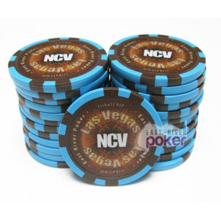 25 Jetons de poker TRIBAL BLUE NCV