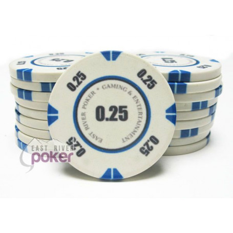 jeton de poker ceramique replica 0,25
