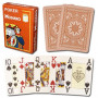 cartes poker modiano marron
