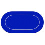 tapis de poker neoprene bleu