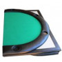 dessus de table de poker vert