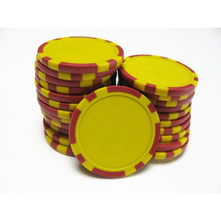 jetons a personnaliser rouge et jaune