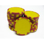 jetons a personnaliser rouge et jaune