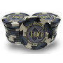 jeton de poker ceramique hibiscus 100
