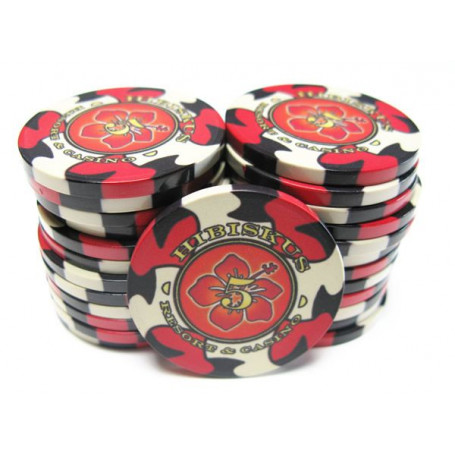 jeton de poker hibis 5