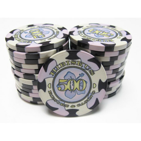 jeton de poker hibis 500