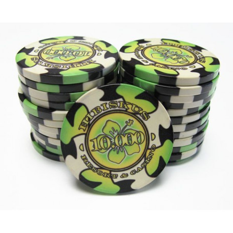 jeton de poker hibis 10000
