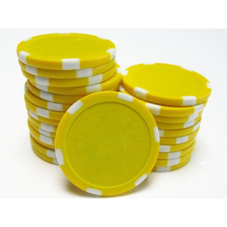 25 Jetons SHIFT à personnaliser LIMITED JAUNE