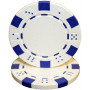 jeton poker dice blanc
