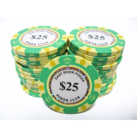 jeton de poker gold 25