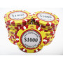 jetons de poker gold 1000