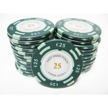 jetons poker mc dollar euro 25