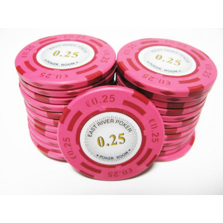 jetons poker mc euro 0,25