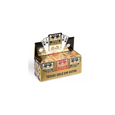 les cartes de poker Copag en cartouche  6+6 rouges + 6 noires