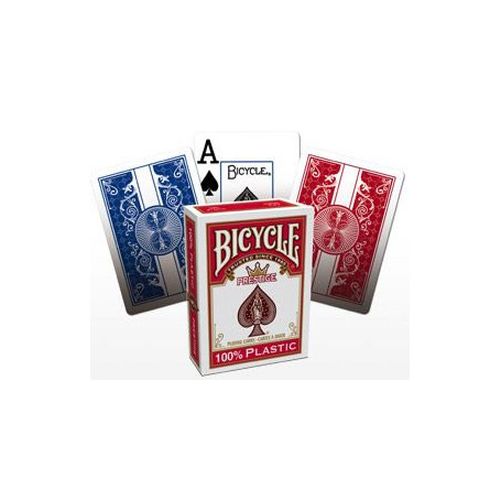 Carte à jouer BICYCLE PRO PRESTIGE 100% plastique ROUGE
