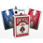Carte à jouer BICYCLE PRO PRESTIGE 100% plastique ROUGE