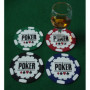 25 jetons poker MC EAST DOLLAR - ROUGE 5