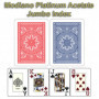 Set de 2 Jeux de cartes poker MODIANO ACETATE PLATINUM