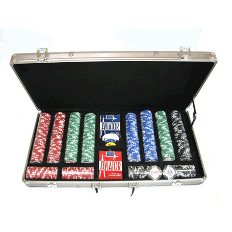 Mallette 100% aluminium 500 Jetons BICYCLE