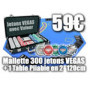 Duo Set VEGAS ALU 300 + TABLE 2 FOLDER BLEU