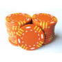 25 Jetons Tricolore  Stripe Orange