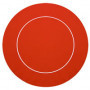 Tapis Néoprène Rouge Rond avec ligne de pari