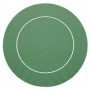 Tapis Néoprène Vert Rond avec ligne de pari