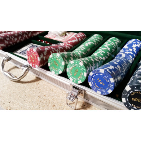 Malette de 500 jetons DICE GOLD