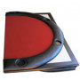 Dessus de Table Poker 3 Folders Tapis Rouge