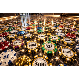 jetons de poker pour sol resine/ kgs