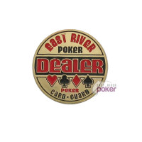 Boutons de poker DEALER - East River Poker